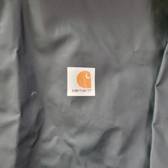 Carhartt Rain Storm Rain Jacket Green/Grey Waterproof 2XL - Picture 2 of 7